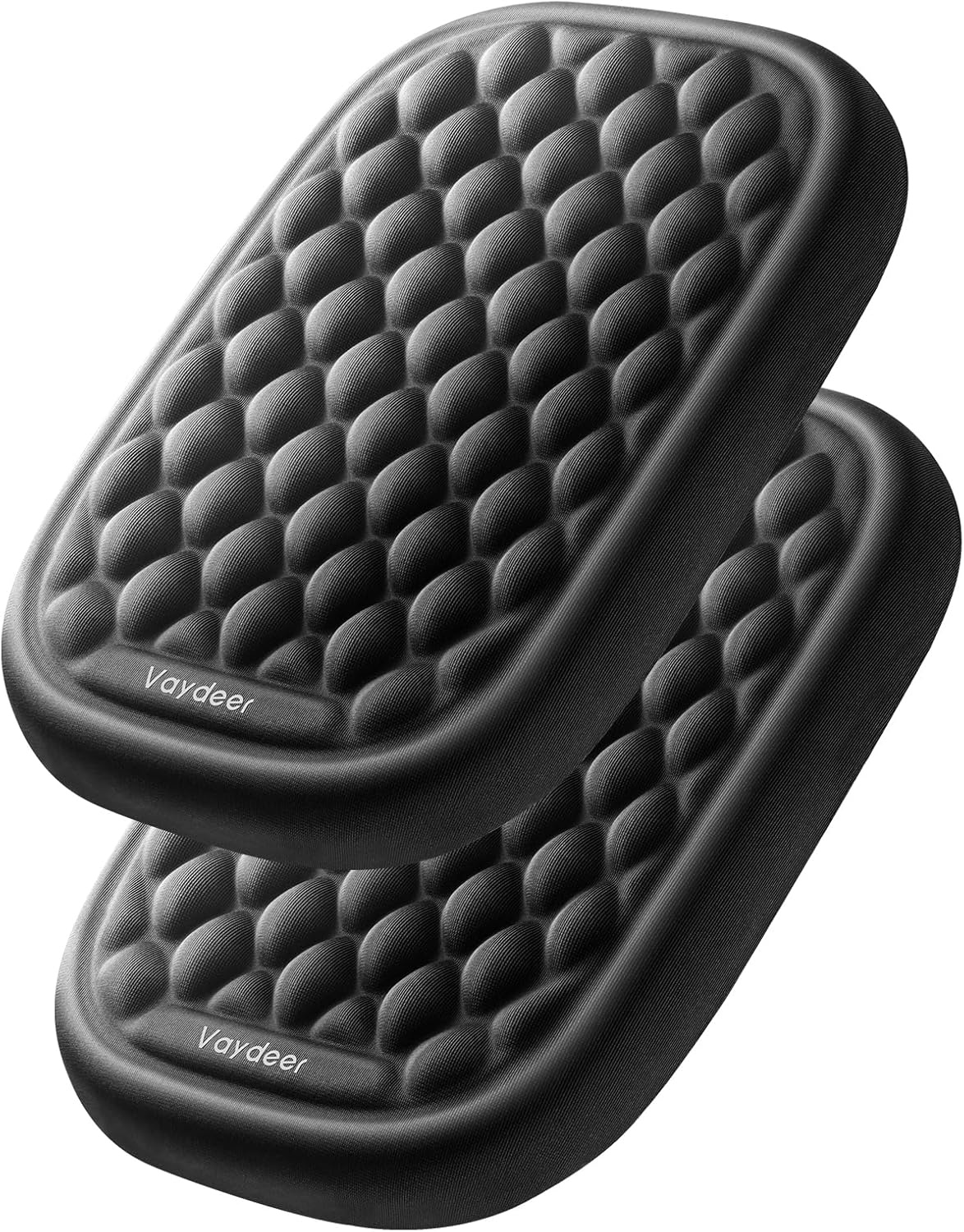 image:imageVaydeer 2Pcs Elbow Rest Pad LShaped Arm Rest Elbow Pad Desk Edge Cushion Ergonomic Memory Foam Wrist Rest Support Keyboard Mouse Padding for Palm Hand Office Computer Home Gaming AccessoriesBlackBlack