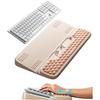 Champagne Pink and Cream White
