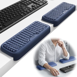 image:imageVaydeer 2Pcs Elbow Rest Pad LShaped Arm Rest Elbow Pad Desk Edge Cushion Ergonomic Memory Foam Wrist Rest Support Keyboard Mouse Padding for Palm Hand Office Computer Home Gaming AccessoriesBlackBlue