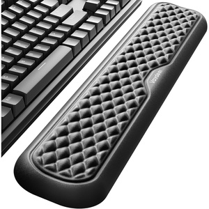 image:imageVaydeer 6075 Keyboard Wrist Rest Memory Foam Hand Rest Support Pad Padded for Office Computer Laptop Mac Typing and Wrist Pain Relief and Repair1417inchBlackLarge