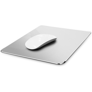 image:imageVaydeer Hard Metal Aluminum Mouse Pad Clear Modern Smooth Magic Ultra Thin Double Side Design Mouse Mat Waterproof Fast and Accurate Control Compatible for Gaming and Office Silver 1181X945 InchSilver