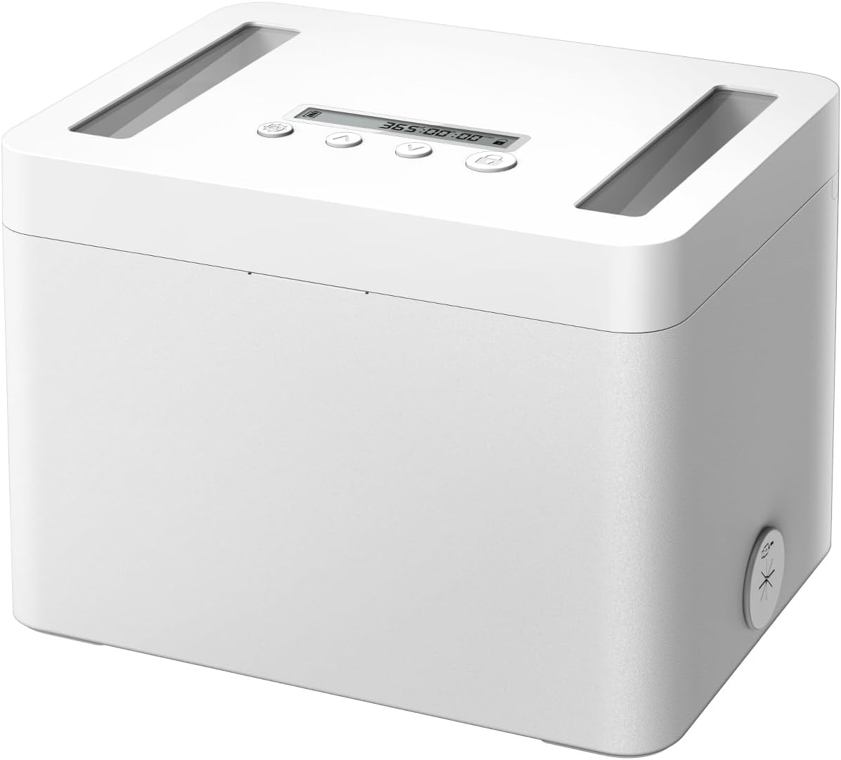 image:imageVaydeer Metal Timed Lock Box Phone Lockbox with Timer Time Locking Safe SelfControl Container with USB C ChargeChild Lock Audio Prompt Time Release Storage Locker for PhoneiPad MiniMedicineWhite