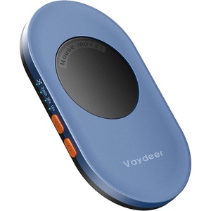 image:imageVaydeer Ultra Slim Mouse Mover Air 3 Mouse Jiggler with Adjustable Interval Timer Undetectable amp Noiseless Simulates Realistic Movement DriverFree Shaker for Keeping The PC Active Misty WhiteDark Blue