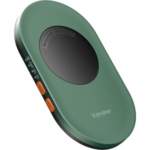 image:imageVaydeer Ultra Slim Mouse Mover Air 3 Mouse Jiggler with Adjustable Interval Timer Undetectable amp Noiseless Simulates Realistic Movement DriverFree Shaker for Keeping The PC Active Misty WhiteDark Green