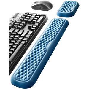 image:imageVaydeer Wrist Rest for Keyboard and Mouse Computer Ergonomic Wrist Support Pad Set Soft Memory Foam Arm Cushion for Desk Palm Hand Office Gaming Laptop TypingMediumOcean Blue