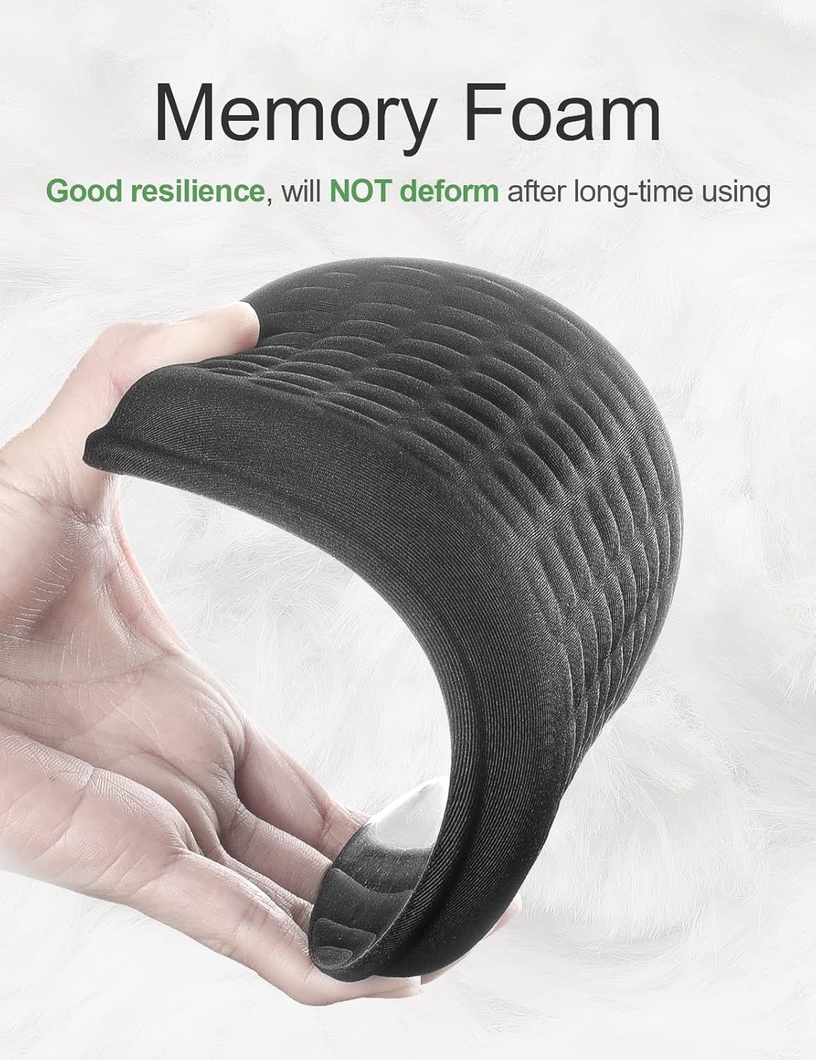 image:imageVaydeer 2Pcs Cloud Elbow Pads Desk Arm Rest Support Soft Memory Foam Wrist Rest Ergonomic Cushion Carpal Tunnel Pain Relief Gel Mouse Pillow for Computer Laptop Office Gaming Car Chair Accessory2
