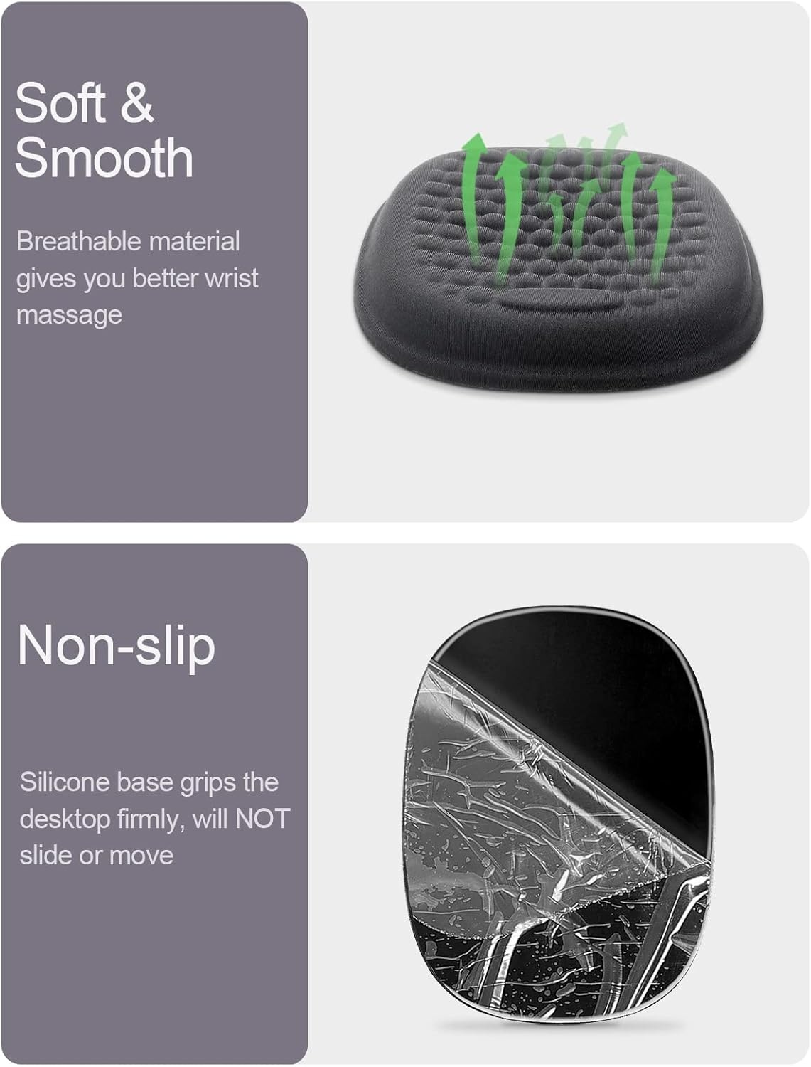 image:imageVaydeer 2Pcs Cloud Elbow Pads Desk Arm Rest Support Soft Memory Foam Wrist Rest Ergonomic Cushion Carpal Tunnel Pain Relief Gel Mouse Pillow for Computer Laptop Office Gaming Car Chair Accessory2