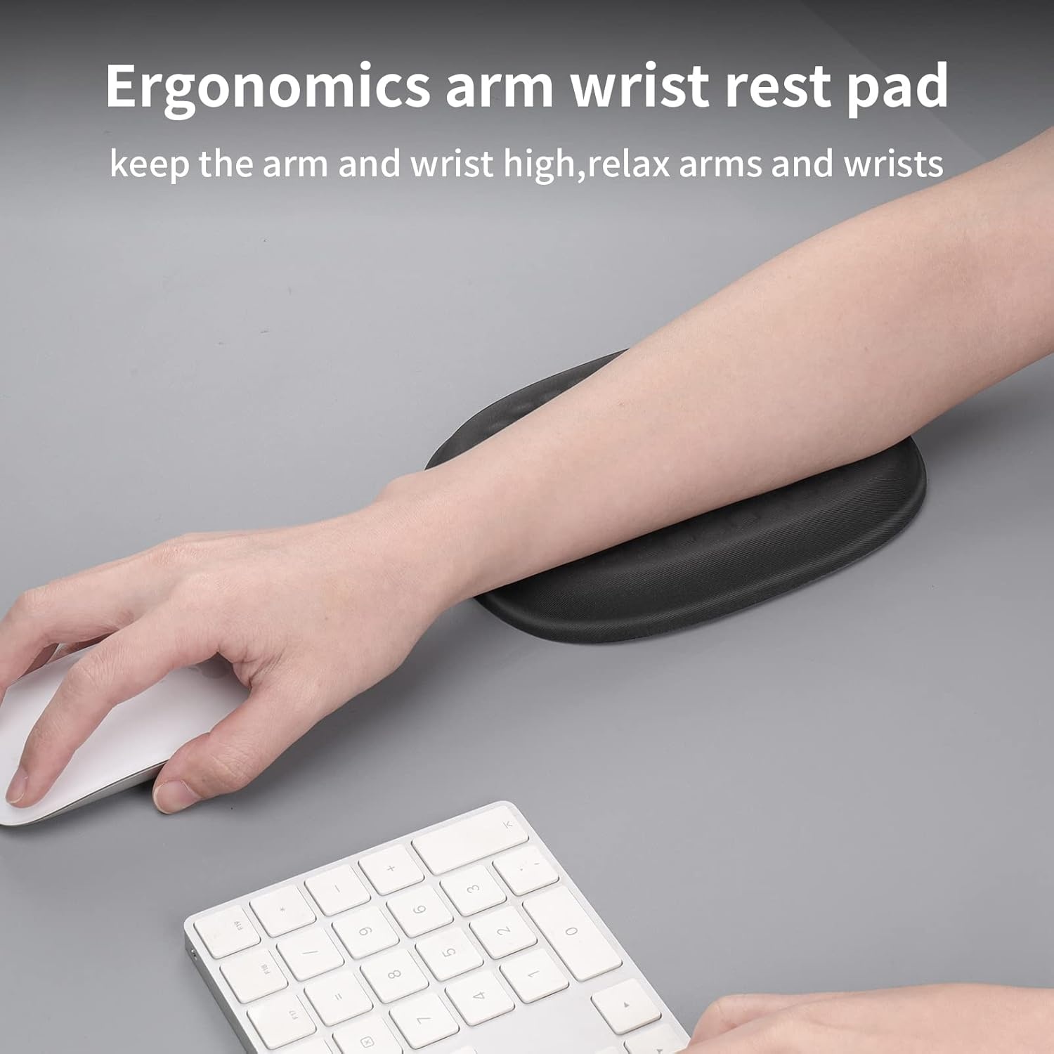 image:imageVaydeer 2Pcs Cloud Elbow Pads Desk Arm Rest Support Soft Memory Foam Wrist Rest Ergonomic Cushion Carpal Tunnel Pain Relief Gel Mouse Pillow for Computer Laptop Office Gaming Car Chair Accessory1