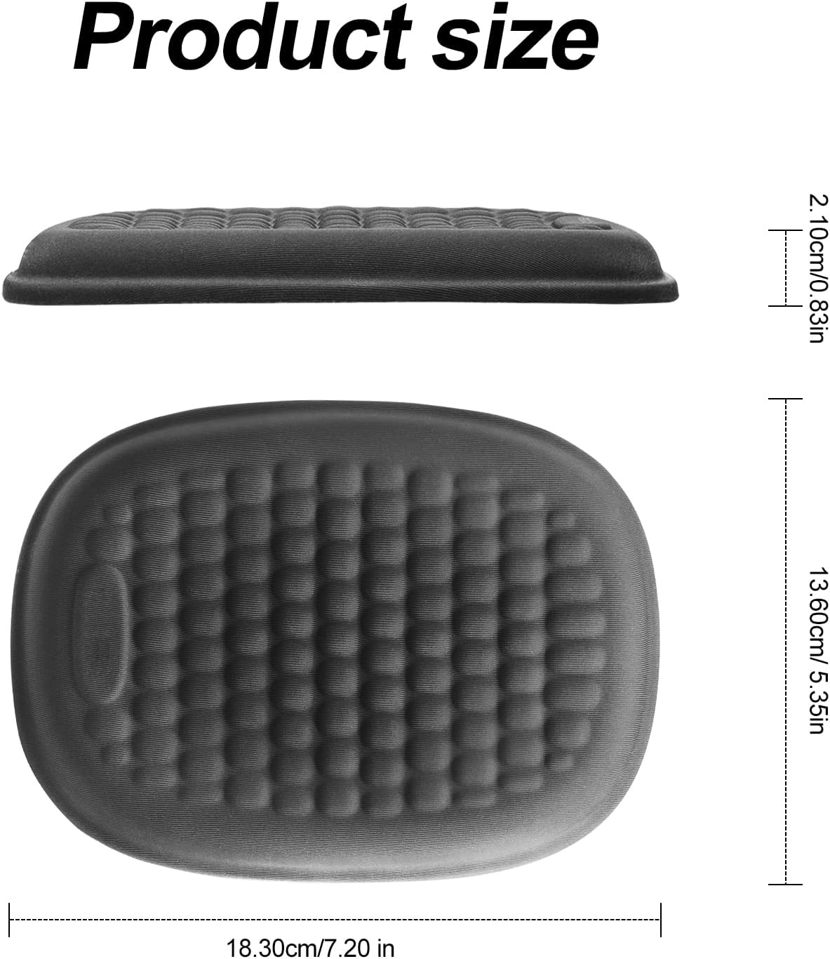 image:imageVaydeer 2Pcs Cloud Elbow Pads Desk Arm Rest Support Soft Memory Foam Wrist Rest Ergonomic Cushion Carpal Tunnel Pain Relief Gel Mouse Pillow for Computer Laptop Office Gaming Car Chair Accessory1