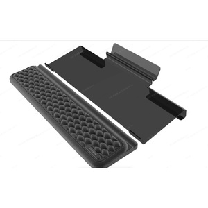 image:imageVaydeer Clear Acrylic Tilted Computer Keyboard Holder with Wrist Rest